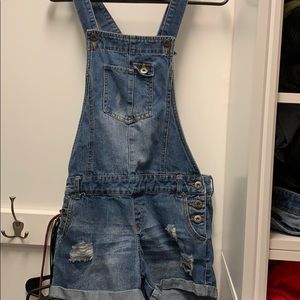 Denim Overalls